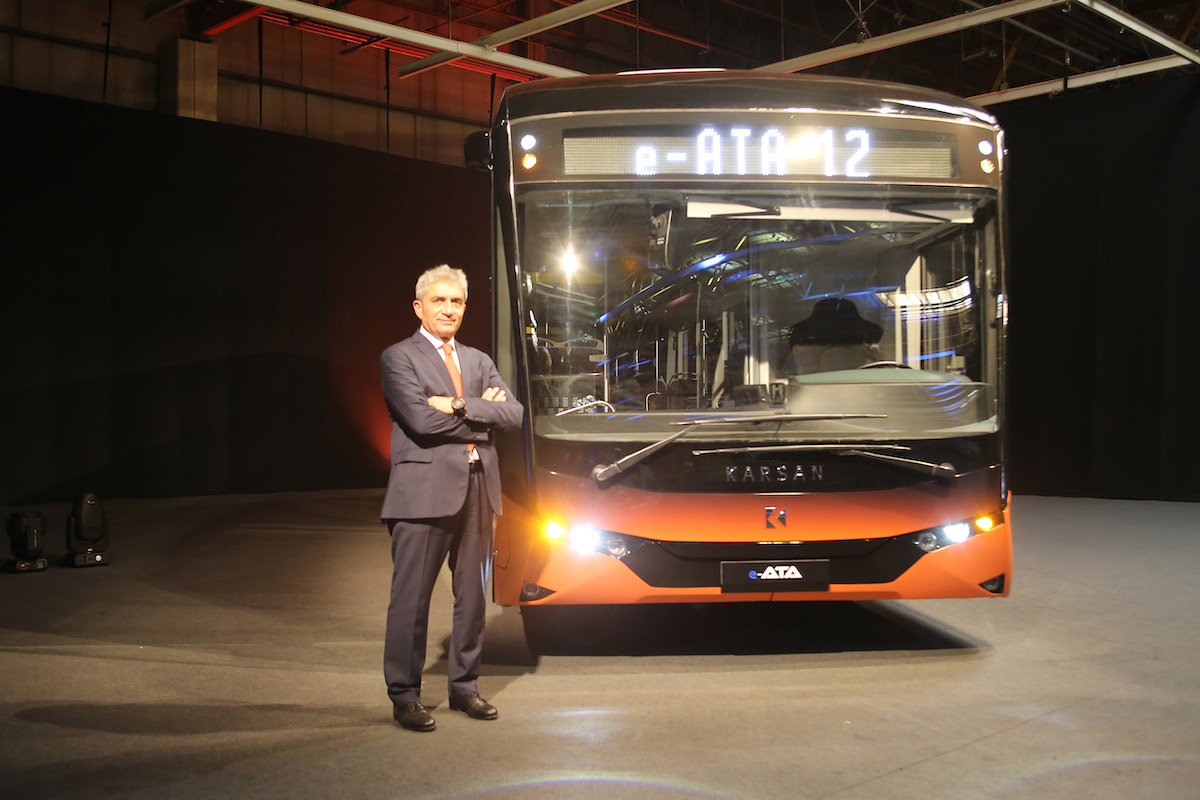 Karsan Doğuştan Elektrikli Otobüsü e-ATA'yı Tanıttı