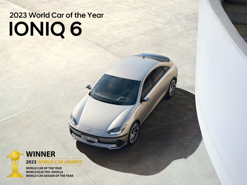 Hyundai IONIQ 6 Dünyada Yılın Otomobili (WCOTY) Seçildi. 