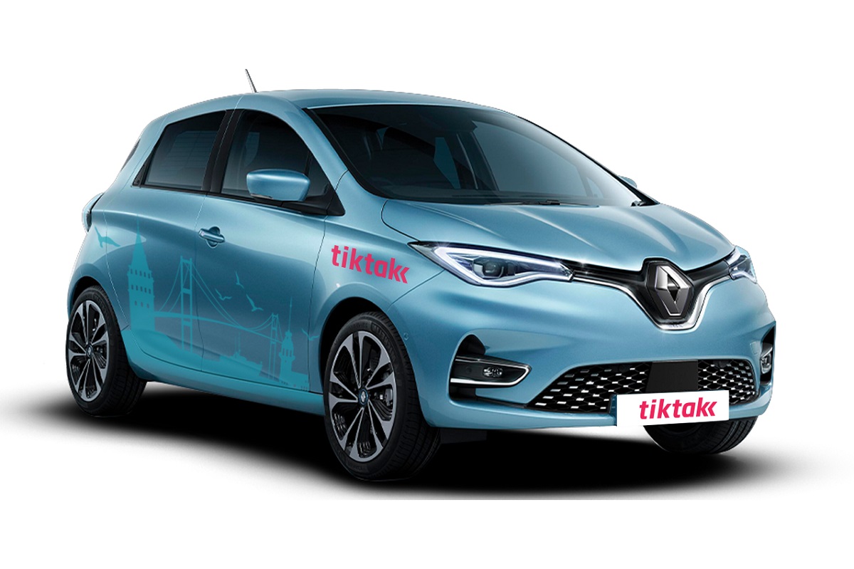 TikTak'ta Elektrikli Renault ZOE de Kiralanabilecek